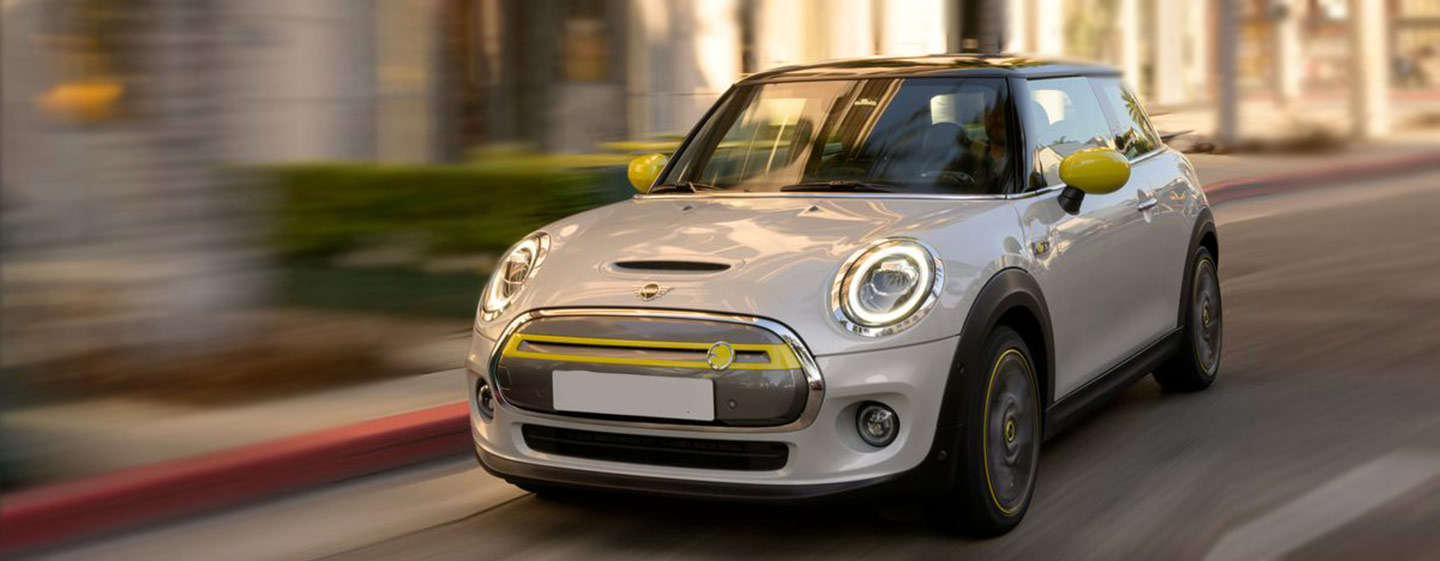 The stylish and zippy all-electric MINI Cooper SE