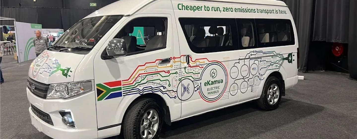 Meet South Africa’s first electric minibus