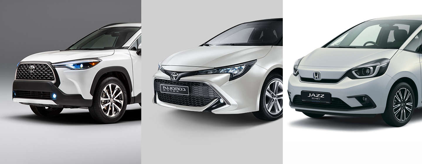 3 Hybrid cars for less than R510,000